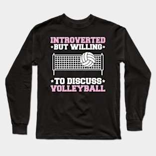 Volleyball Volley Volleyball Lover Volleyballer Long Sleeve T-Shirt